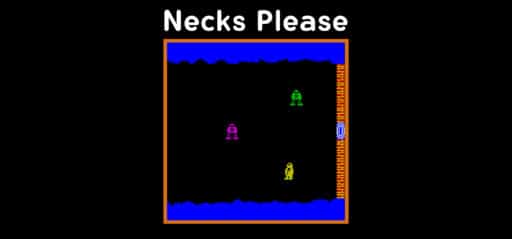 Necks Please game banner - find where to play in the cloud
