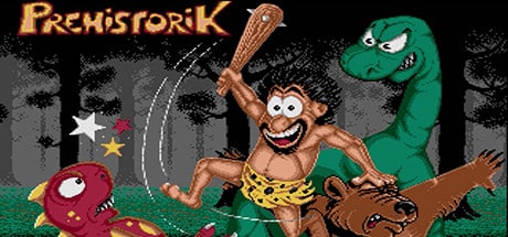 Prehistorik game banner - find where to play in the cloud