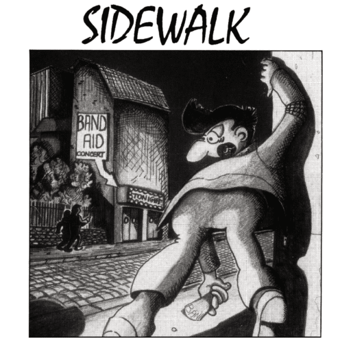 Sidewalk game banner