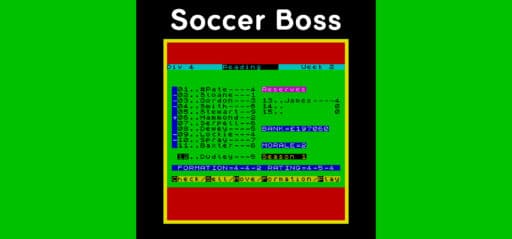 Soccer Boss AKA The Boss game banner - find where to play in the cloud