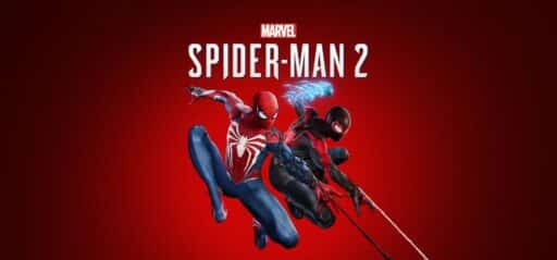 Marvel's Spider-Man 2 game banner - find out where to play in the cloud
