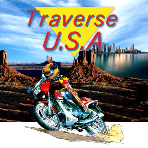 Moto Race USA (aka Traverse USA) game banner
