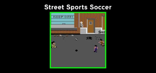 Street Sports Soccer game banner - find where to play in the cloud