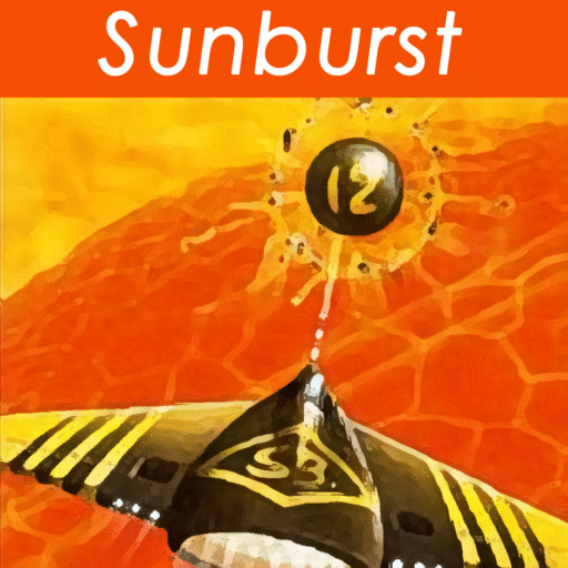 Sunburst game banner