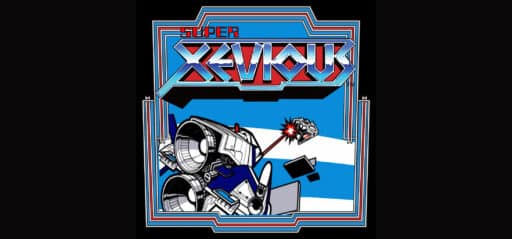 Super Xevious game banner - find where to play in the cloud