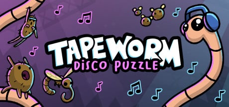 Tapeworm Disco Puzzle game banner