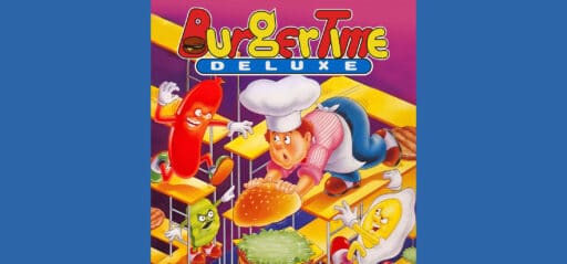 BurgerTime Deluxe game banner - find where to play in the cloud