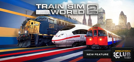 Train Sim World 2 game banner - find out where to play in the cloud