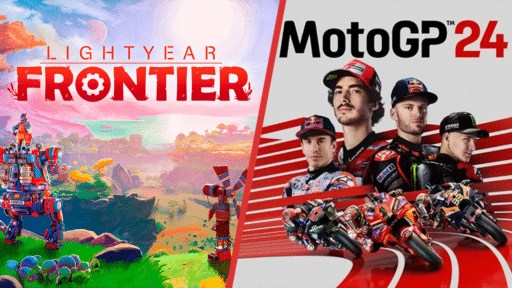 GFN Collage Showing Lightyear Frontier MotoGP 24