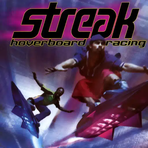 Streak Hoverboard Racing game banner