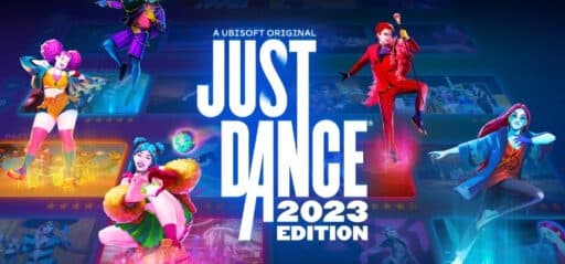 Just Dance 2023 game banner - find out where to play in the cloud