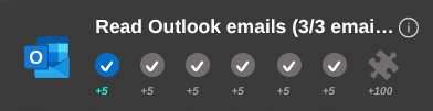 Microsoft Rewards Outlook Mobile Website Streak Screenshot