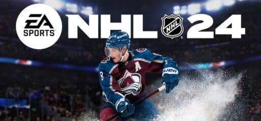 NHL 24 game banner - find out where to play in the cloud