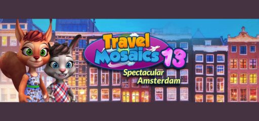 Travel Mosaics 13: Spectacular Amsterdam game banner - find where to play in the cloud