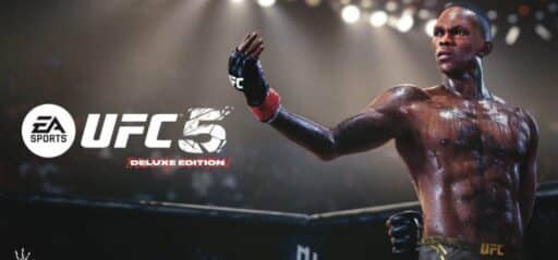 EA Sports UFC 5 game banner - find where to play in the cloud