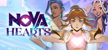 Nova Hearts game banner - find out how to play with cloud gaming