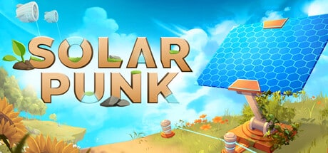 Solarpunk game banner