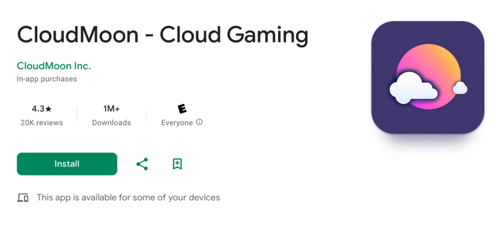 CloudMoon Cloud Gaming