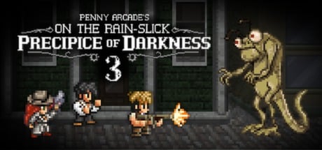 Penny Arcade's On the Rain-Slick Precipice of Darkness 3 game banner