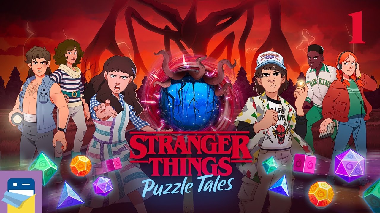 Stranger Things Puzzle Tales Home Screen