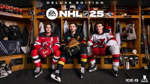 NHL 25 game banner - find out how to play with cloud gaming