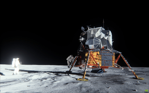 Apollo 11 Lunar Landing Demo game banner