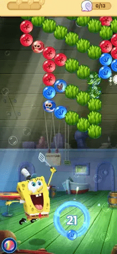 SpongeBob Bubble Pop Screen Capture