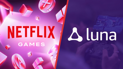 Netflix Games vs. Amazon Luna Banner Image