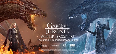 Game of Thrones Winter is Coming game banner