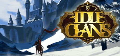 Idle Clans game banner - find out how to play with cloud gaming