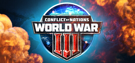 CONFLICT OF NATIONS: WORLD WAR 3 game banner - find out how to play with cloud gaming