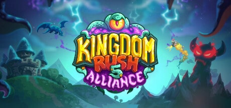 Kingdom Rush 5: Alliance TD game banner - find out how to play with cloud gaming