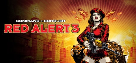 Command & Conquer Red Alert 3 game banner - find out how to play with cloud gaming