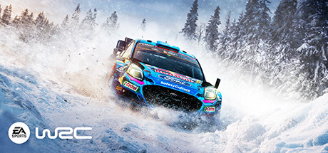 EA SPORTS WRC game banner - find out how to play with cloud gaming