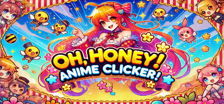 Oh, honey! Anime clicker! game banner for cloud gaming