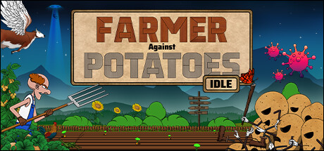 Farmer Against Potatoes Idle game banner for cloud gaming