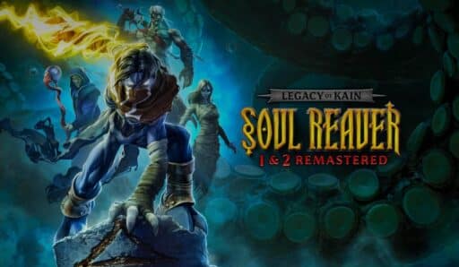 Unveil the enchanting fantasy game cover of Legacy of Kain: Soul Reaver 1 & 2 Remastered, where mystical characters beckon you into a world of adventure and intrigue.