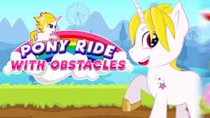 Pony Ride With Obstacles game banner - find out how to play with cloud gaming