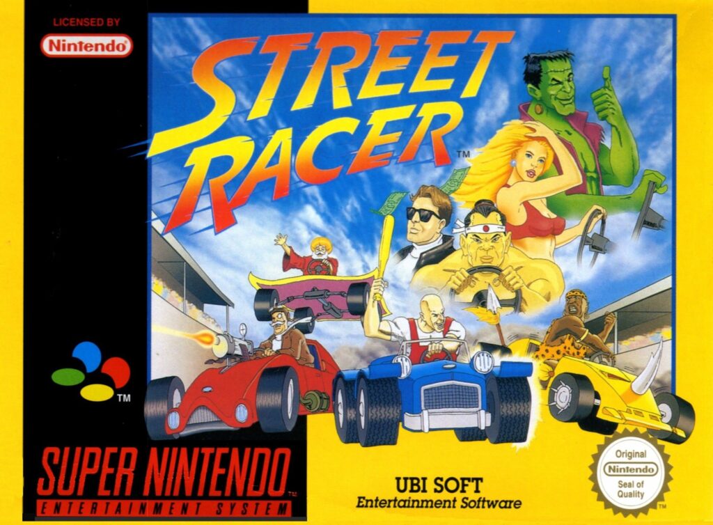 Box Art Cover for the SNES port of Street Racer