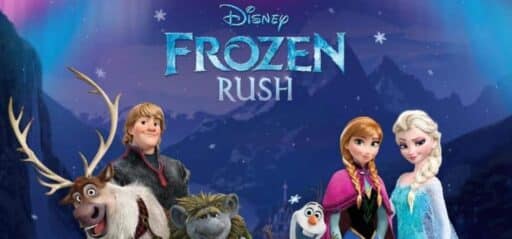 Disney Frozen Rush game banner - find where to play in the cloud