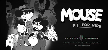 MOUSE: P.I. For Hire game banner - find out how to play with cloud gaming