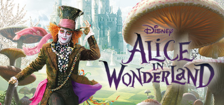 Disney Alice in Wonderland game banner