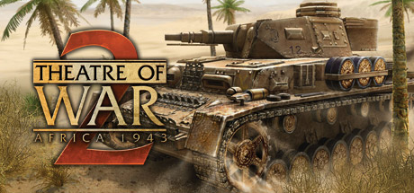 Theatre of War 2: Africa 1943 game banner - find out how to play with cloud gaming