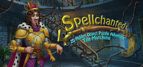 Spellchanted 2D Hidden Object Puzzle Adveture Tile-Matching game banner