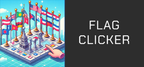 Flag Clicker game banner - find out how to play with cloud gaming