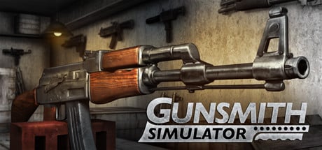 Gunsmith Simulator game banner - find out how to play with cloud gaming