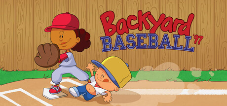 Backyard Baseball '97 game banner - find out how to play with cloud gaming