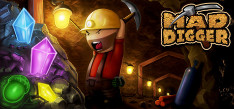 Mad Digger game banner - find out how to play with cloud gaming