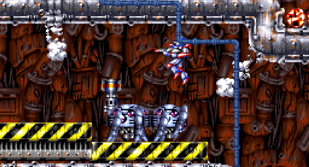 Screen capture from Super Turrican