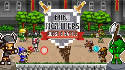 Mini Fighters: Quest & battle game banner - find out where to play in the cloud